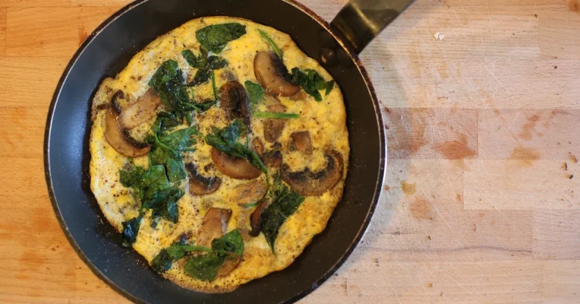 Yummy Mushroom Omelet