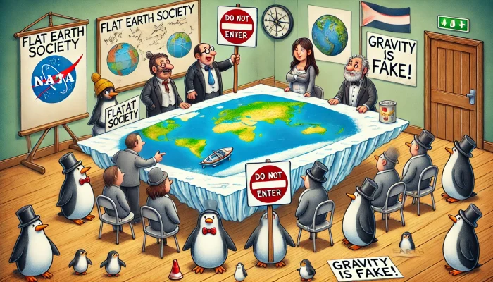 The Flat Earth Society: Where Gravity Takes a Back Seat to Creativity