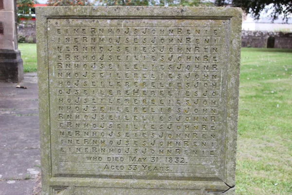 The Grave of John Renie: A Puzzling Epitaph That Continues to Intrigue